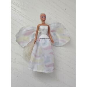 McDonald's 1996 Happy Meal Toy Mini Barbie #3‎ Angel Princess